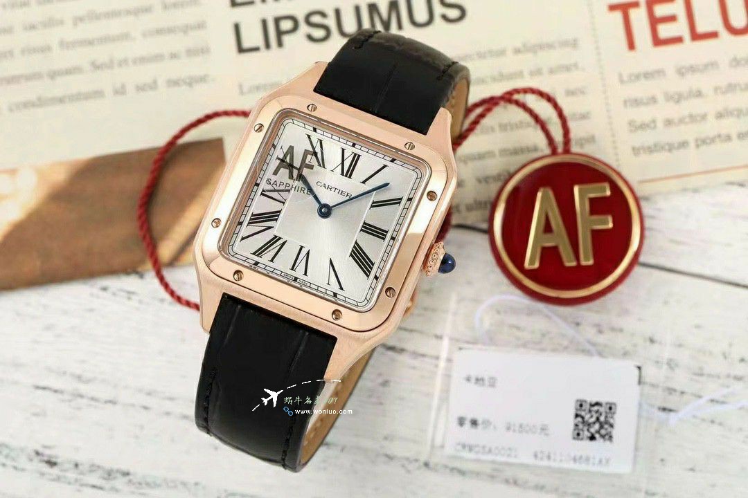 AF Cartier   Santos 大号中号集合WJSA0016，WJSA0017，WJSA0019 top 复刻高仿手表 