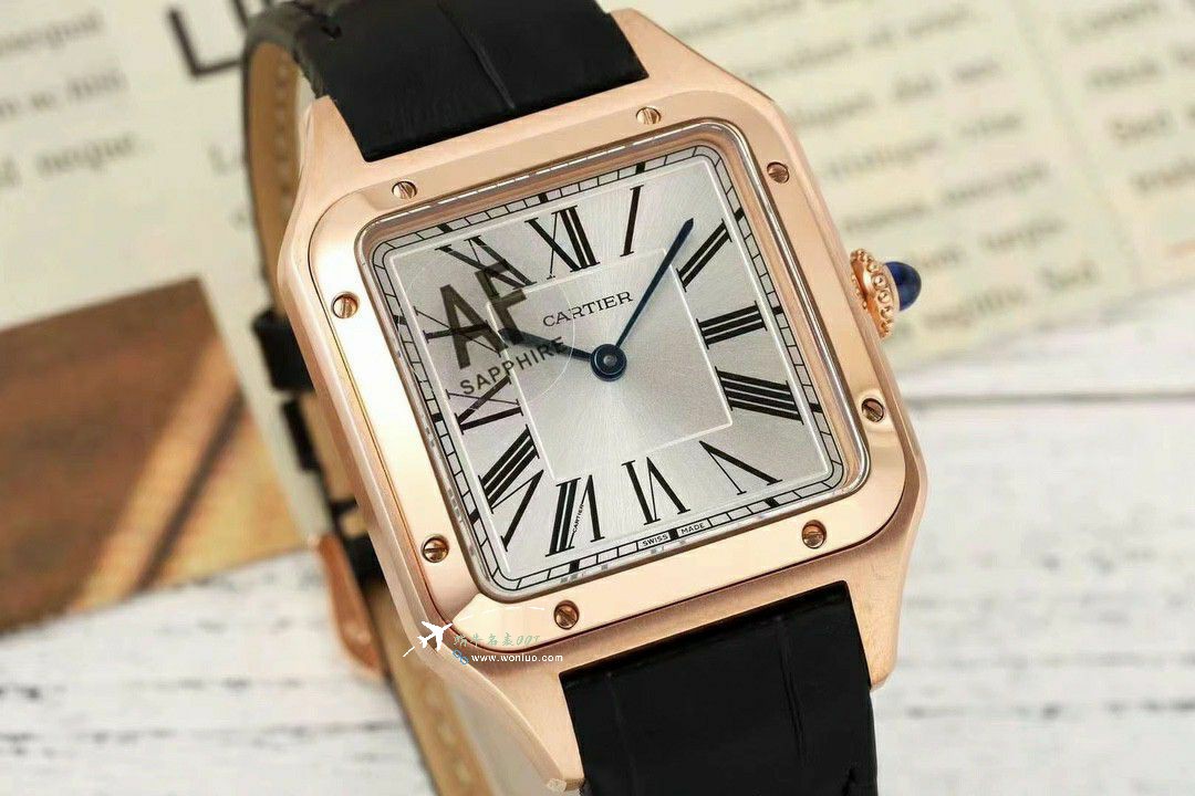 AF Cartier   Santos 大号中号集合WJSA0016，WJSA0017，WJSA0019 top 复刻高仿手表 