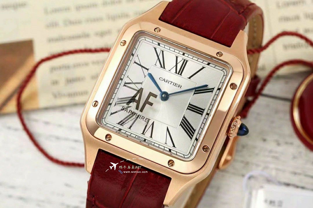 AF Cartier   Santos 大号中号集合WJSA0016，WJSA0017，WJSA0019 top 复刻高仿手表 