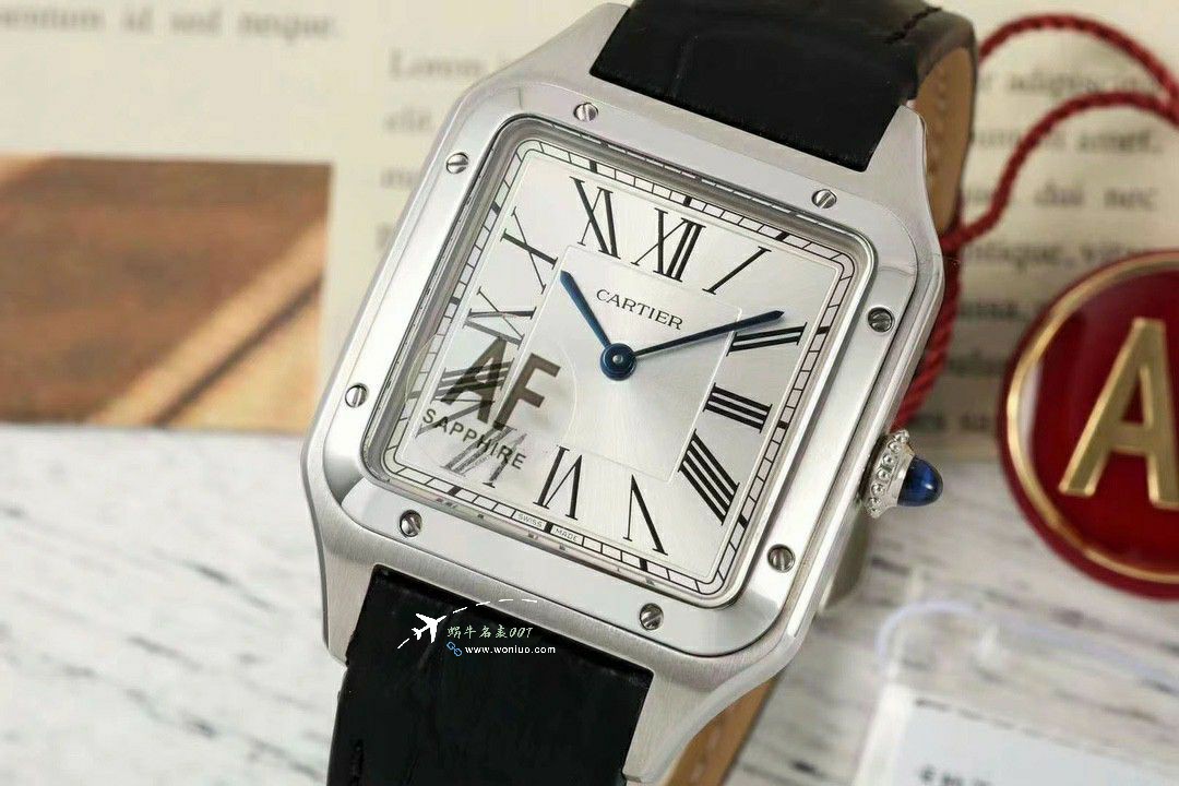 AF Cartier   Santos 大号中号集合WJSA0016，WJSA0017，WJSA0019 top 复刻高仿手表 