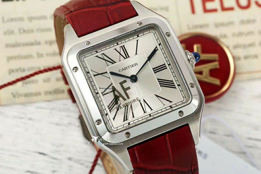 AF Cartier   Santos 大号中号集合WJSA0016，WJSA0017，WJSA0019 top 复刻高仿手表 