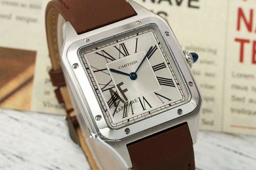 AF Cartier   Santos 大号中号集合WJSA0016，WJSA0017，WJSA0019 top 复刻高仿手表 