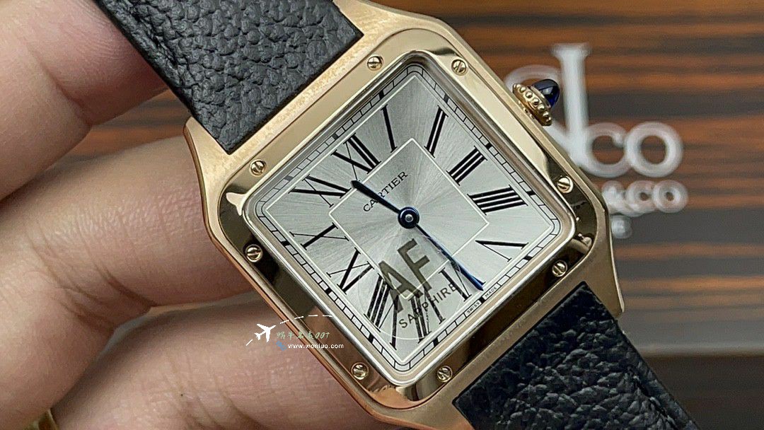 AF Cartier   Santos 大号中号集合WJSA0016，WJSA0017，WJSA0019 top 复刻高仿手表 / K377