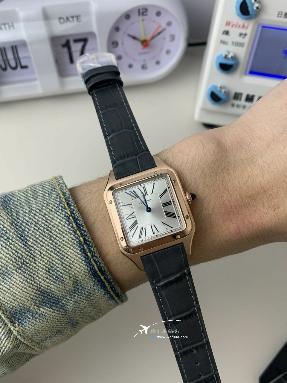 AF Cartier   Santos 大号中号集合WJSA0016，WJSA0017，WJSA0019 top 复刻高仿手表 