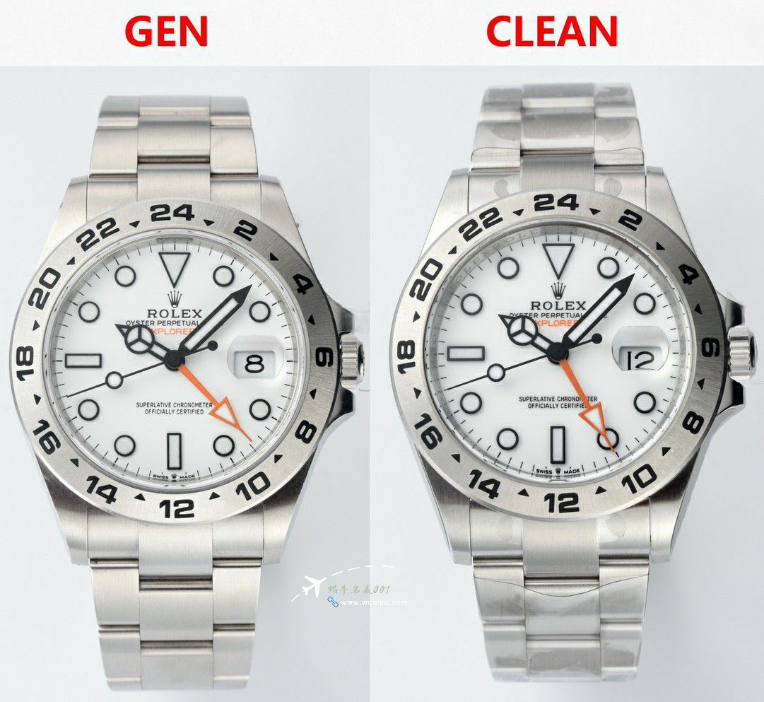 clean Factory  Rolex 探险家型二代m226570-0002 top 复刻高仿手表 