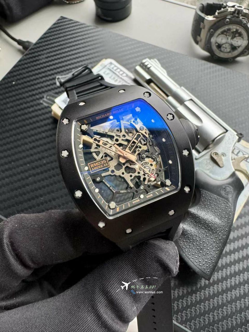 sonic理查德米勒RICHARD MILLE RM 035 Americas 顶级高仿复刻手表美国大金牛纪念版 / sonicrm035