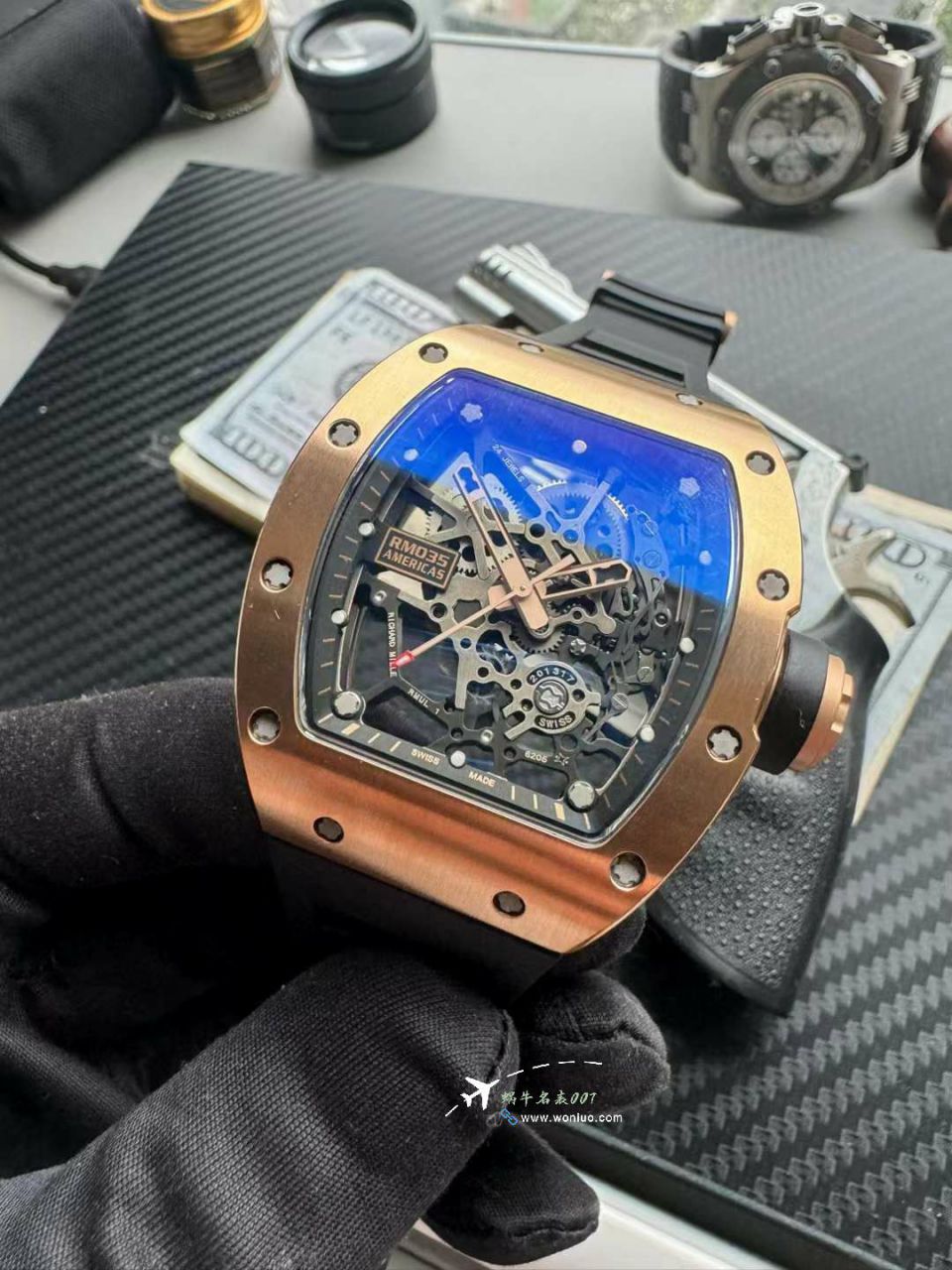 sonic理查德米勒RICHARD MILLE RM 035 Americas 顶级高仿复刻手表美国大金牛纪念版 