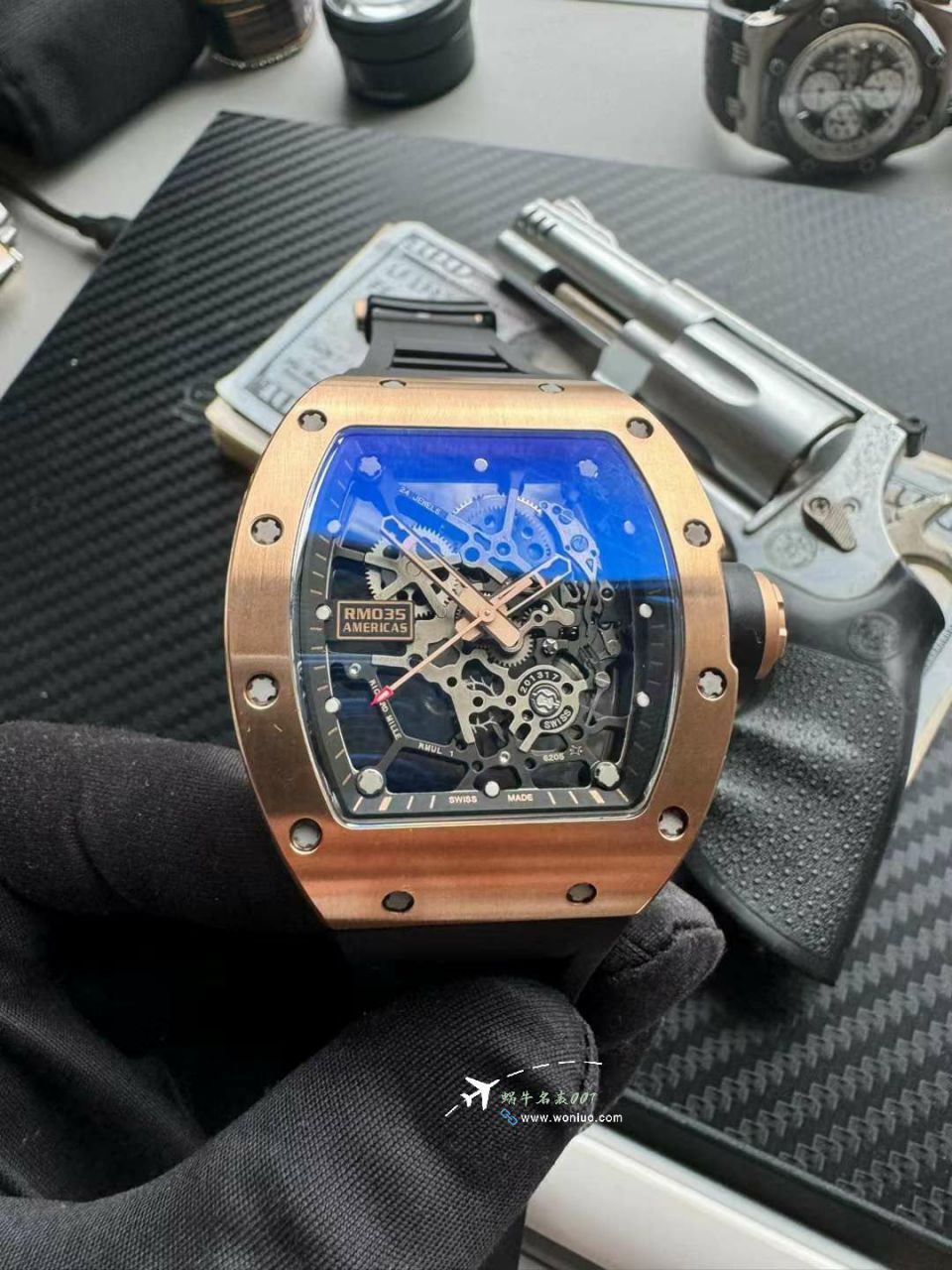 sonic理查德米勒RICHARD MILLE RM 035 Americas 顶级高仿复刻手表美国大金牛纪念版 