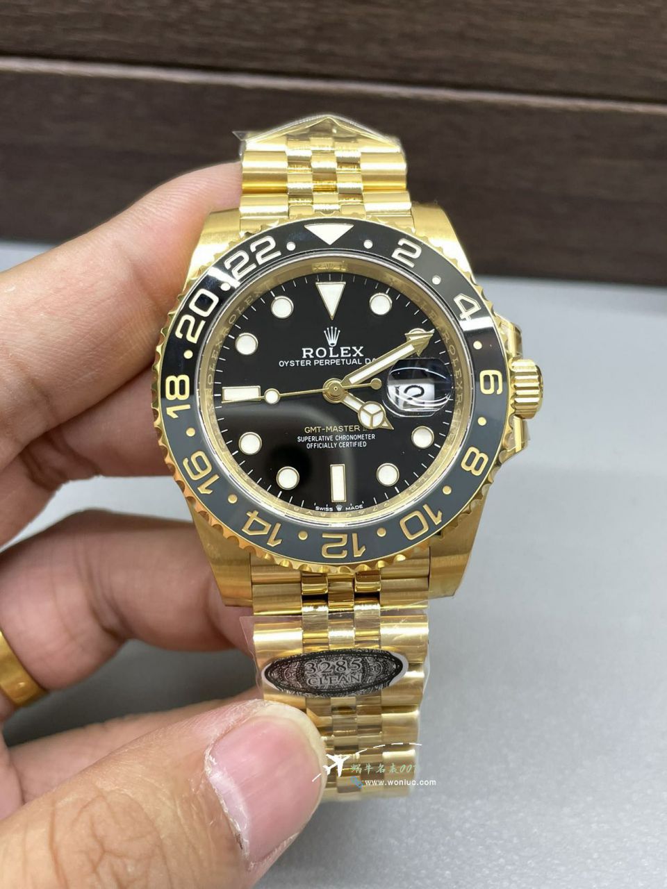 clean Rolex  GMT MASTER II GMT全金m126718grnr-0001高端复刻高仿手表 wrist watch  / R895