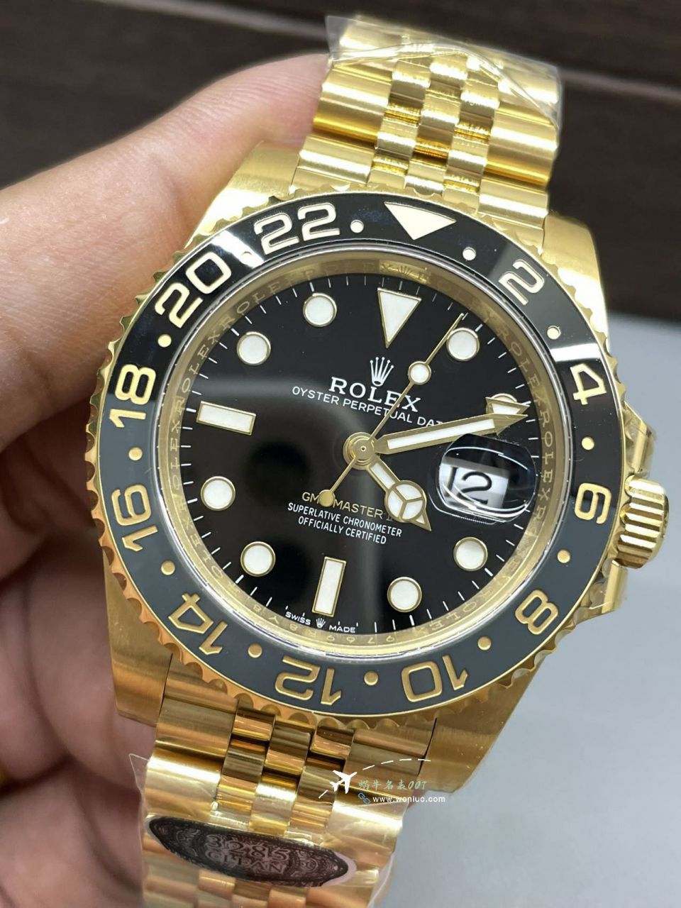 clean Rolex  GMT MASTER II GMT全金m126718grnr-0001高端复刻高仿手表 wrist watch  