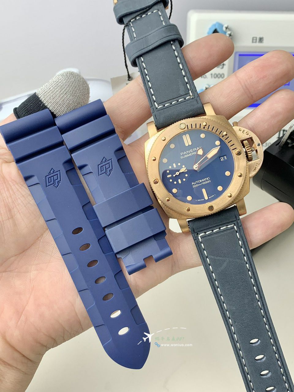 VSPanerai 潜行系列小青铜PAM01074，PAM1074Panerai 高仿手表多少钱 / VSPAM01074